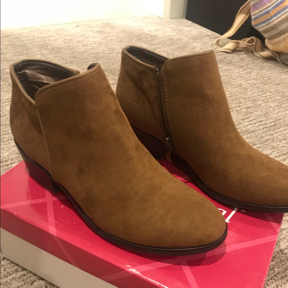 Brown booties